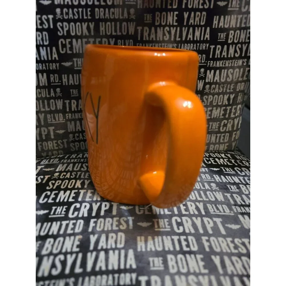 NWT Rae Dunn Spooky Orange Halloween Mug